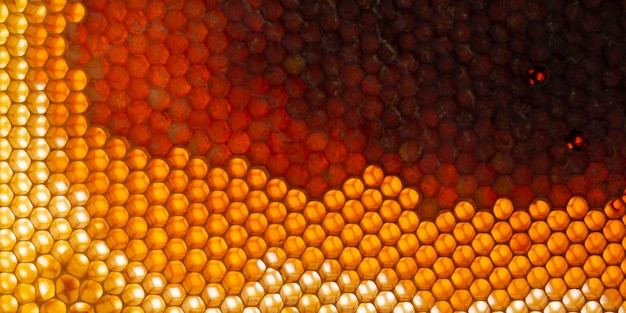 Yellow honeycomb texture