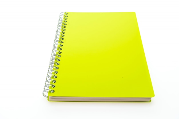 Yellow notebook