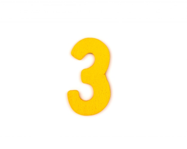 노란 숫자 3