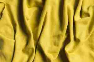 Foto gratuita ornamento giallo per interni in materiale tessuto per arredamento