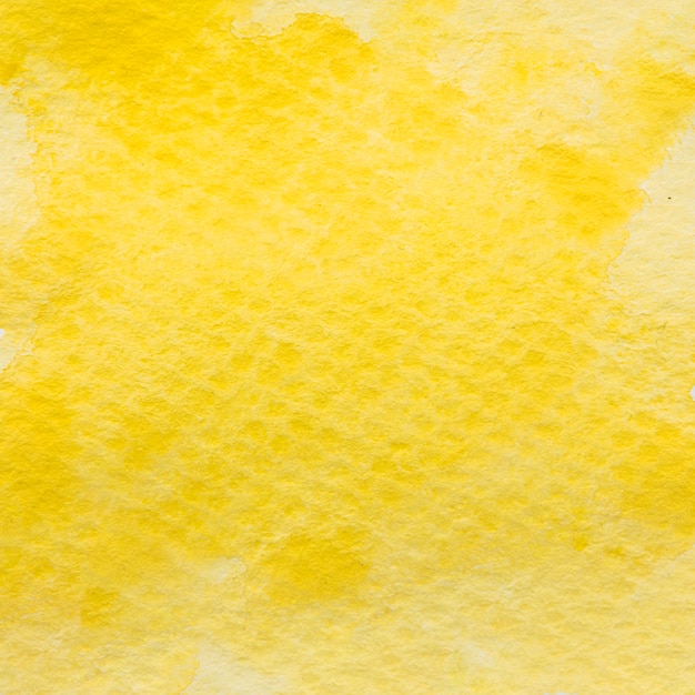 Yellow painted water color paper background