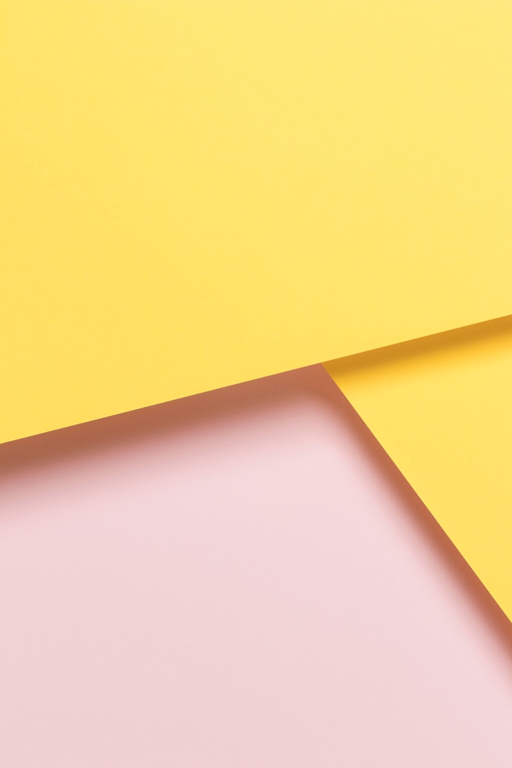 Free Photo yellow and pink cupboard