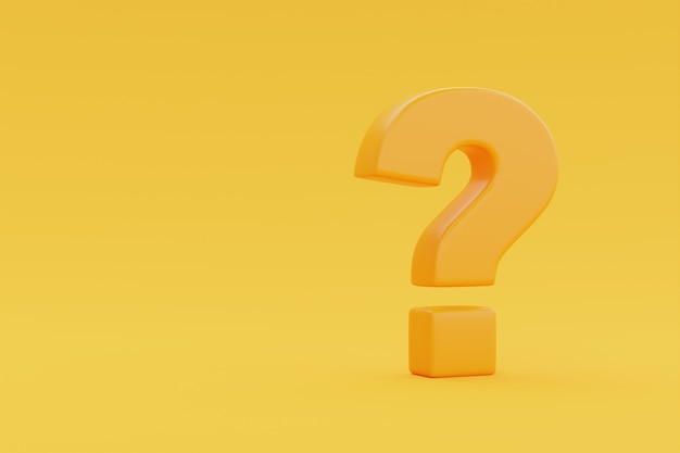 yellow question mark