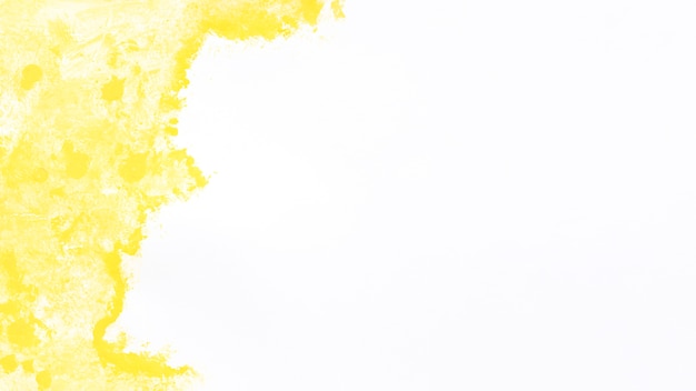黄色い形の水彩画