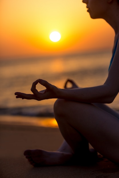 Free photo yogic meditation