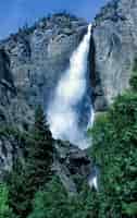 Free photo yosemite falls; yosemite national park