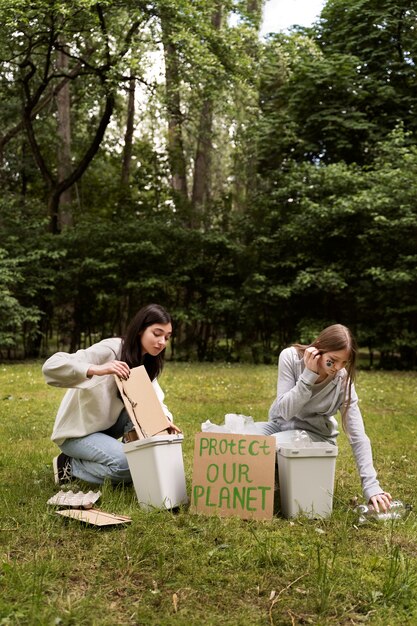 Young activists preparing for action