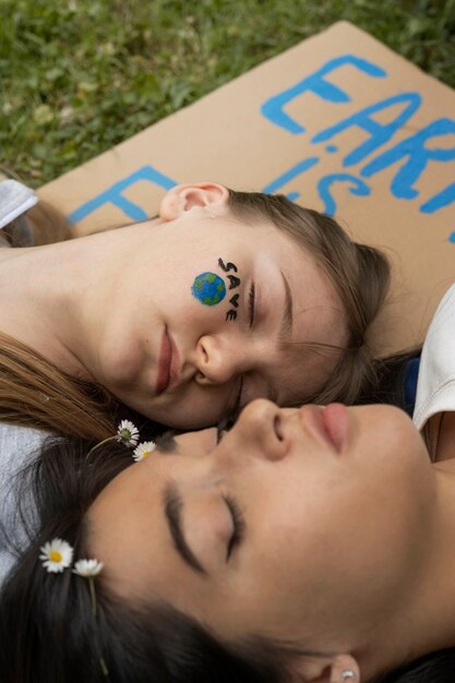 Young activists taking action