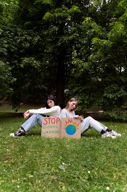 Young activists taking action