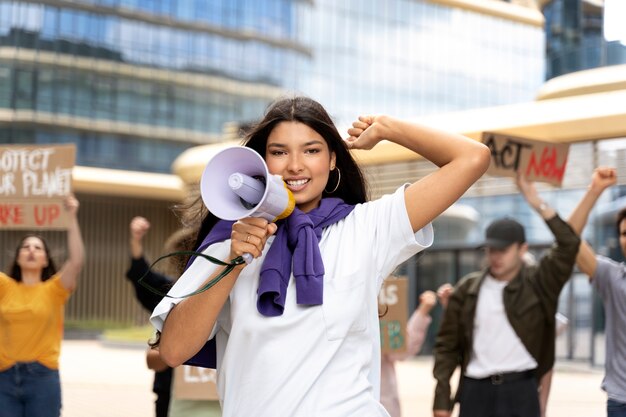 Young activists taking action