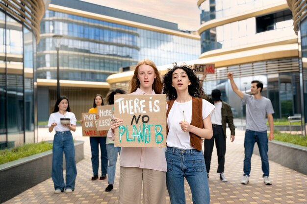 Young activists taking action