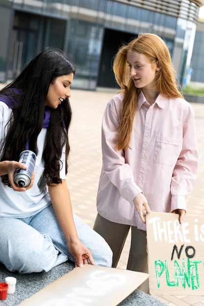 Young activists taking action