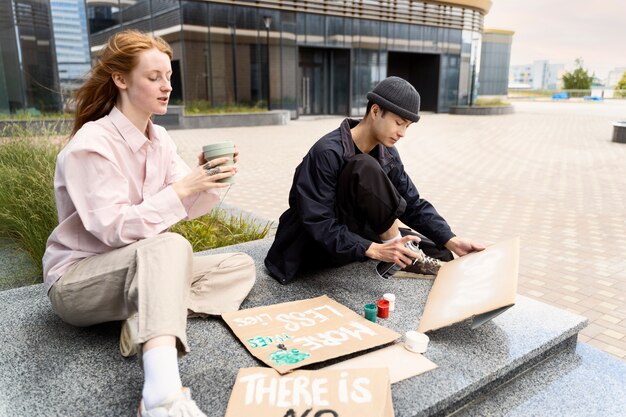 Young activists taking action