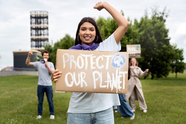 Young activists taking action