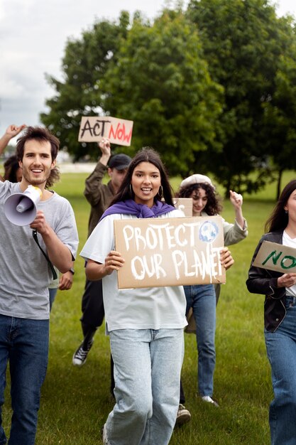 young activists taking action