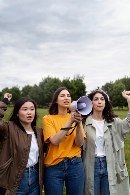 Young activists taking action