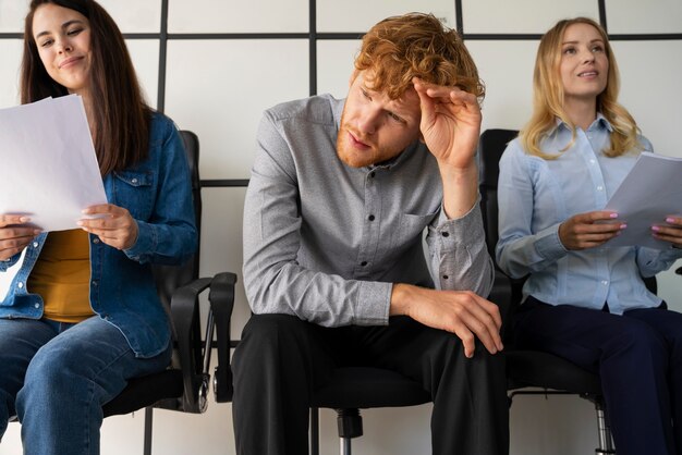 Young adult dealing with imposter syndrome