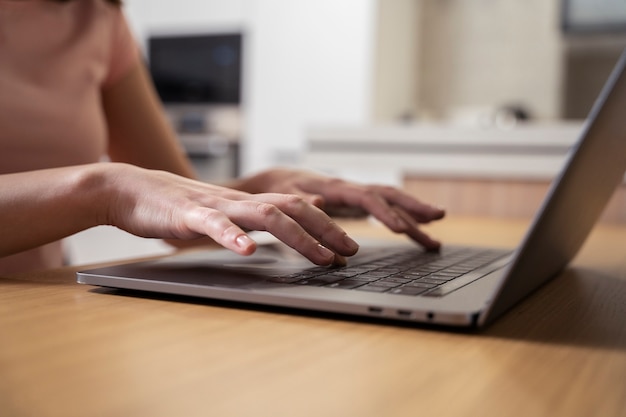 Young adult enjoying playing video game