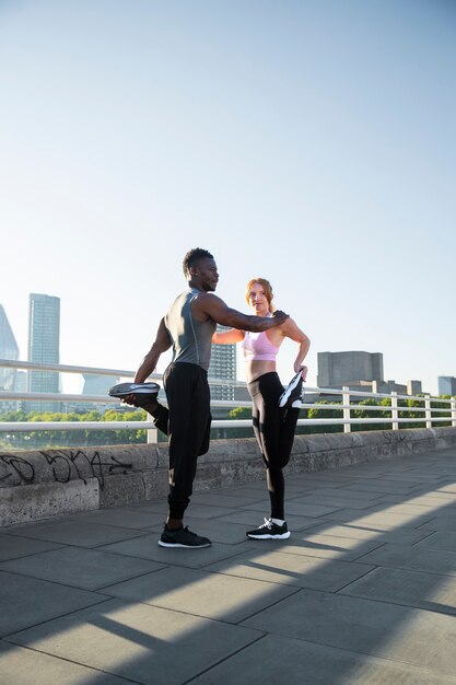 Young adult training for body building