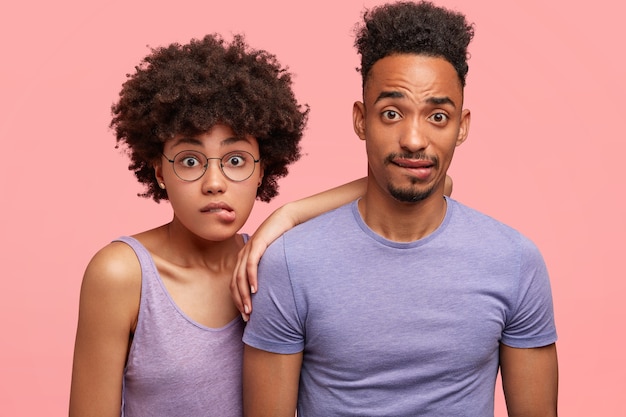 Free photo young african-american man and woman