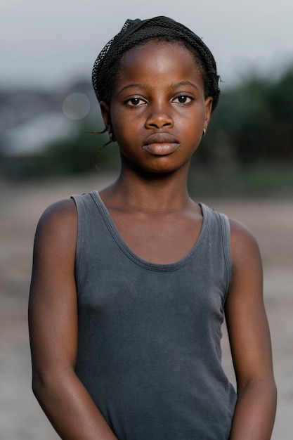 Young african girl