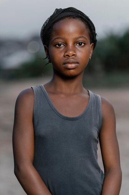 Молодая африканская девушка