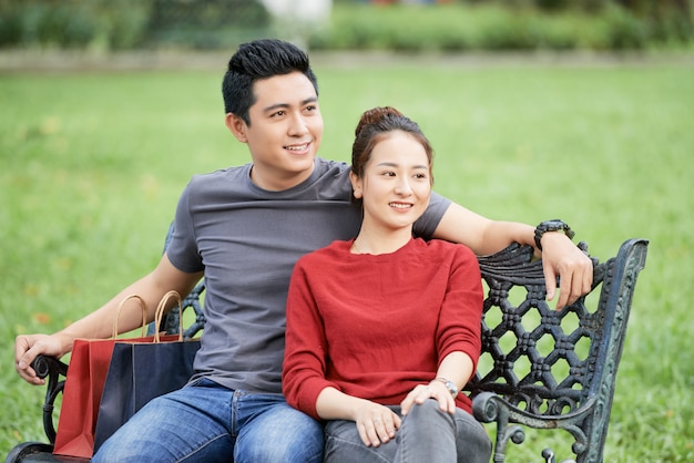 Young Asian couple