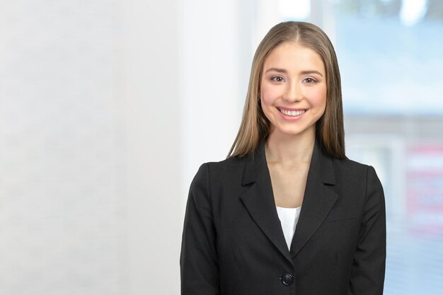 Young attractive businesswoman