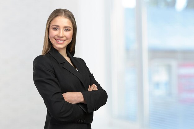 Young attractive businesswoman