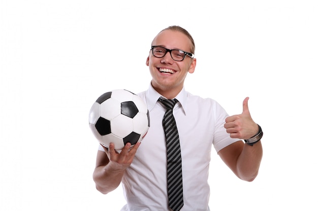 A young attractive man with smile