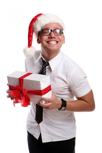 A young attractive man with smile