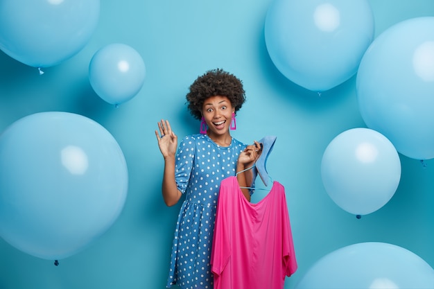 Free photo young beautiful woman with curly hair isolated