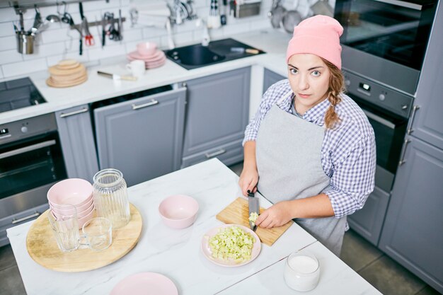 Young confectioner