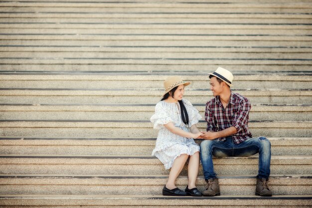 Young couple in love