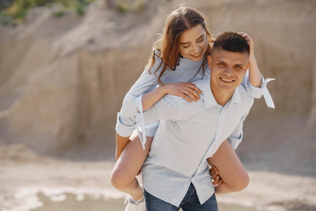 Young couple in love 