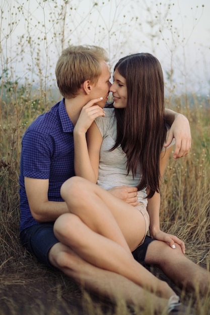 Young couple in love