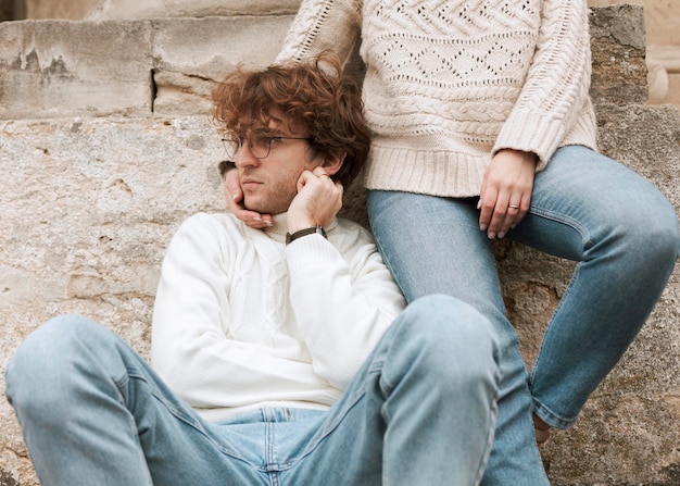 Young couple spending time together