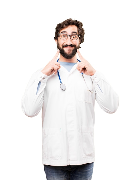 young doctor man smiling