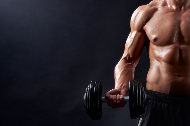 Young Fitness Man In Studio