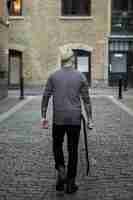 Free photo young man on london streets