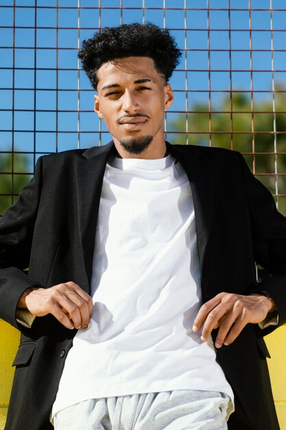 Young man posing outdoor