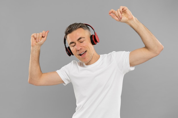 Free photo young man wearing clothing mockup