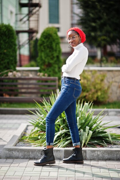 Young Modern Fashionable Attractive Tall And Slim African Muslim Woman In Hijab Or Turban Head Scarf Posed