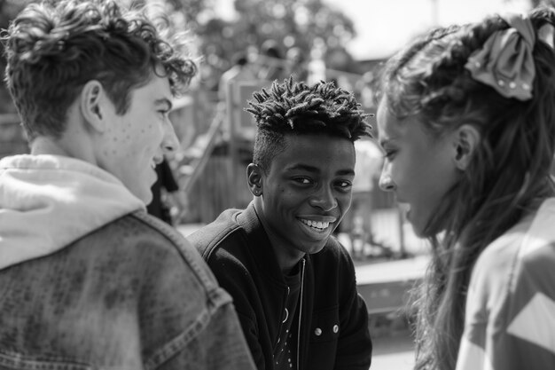 young people celebrating youth day