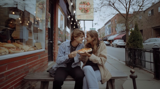 Free Photo | Young people enjoying street food