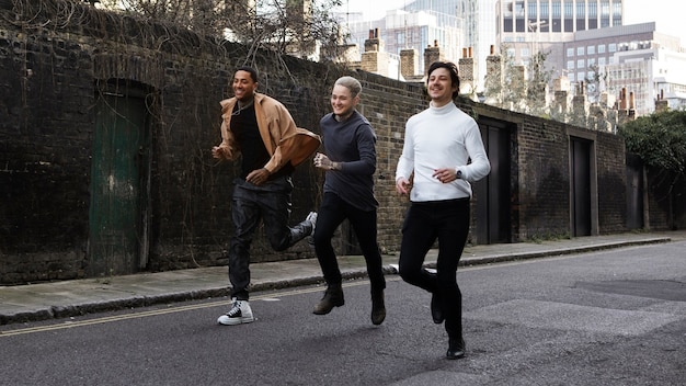 Young people on london streets