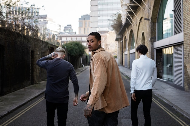 Free photo young people on london streets