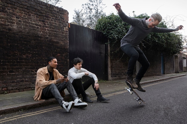 Young people on london streets