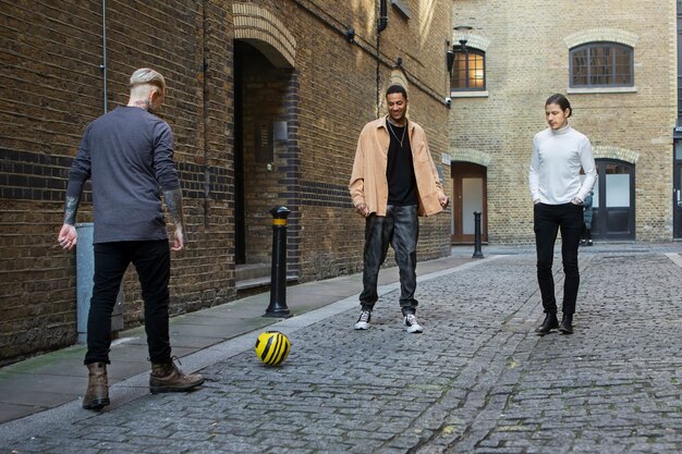 Young people on london streets