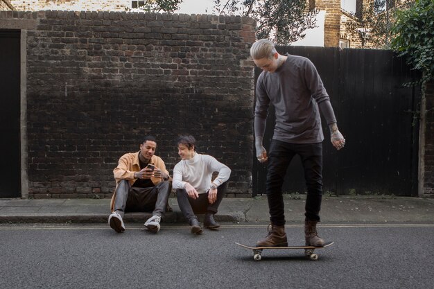 Young people on london streets